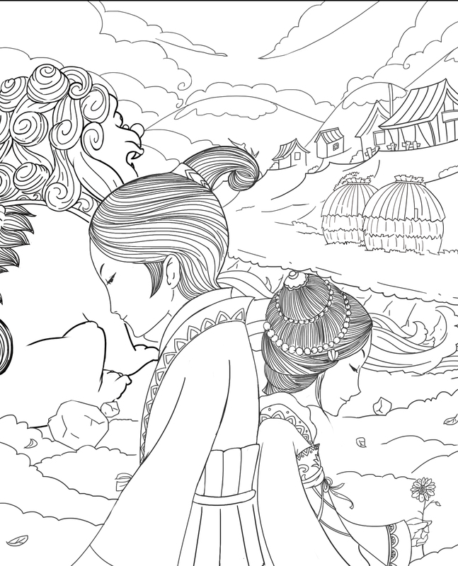 《田螺姑娘》绘本插画 - 澜生无限数字公关【官网】